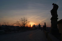 Sunrise Charles Bridge by serenityphotography