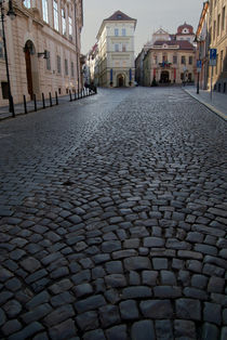 Cobbled Street, Prague by serenityphotography
