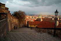 The Steps to Prague Castle by serenityphotography
