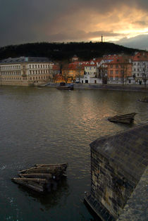 View from Charles Bridge, Prague von serenityphotography