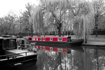 Regents Canal narrow boats von David J French