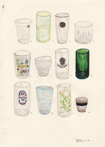 12 Glasses by Angela Dalinger