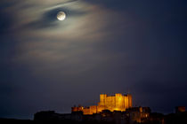 Full Moon over Dover Castle by serenityphotography
