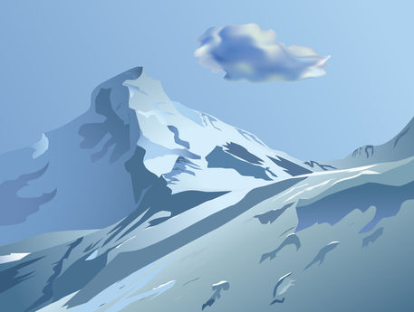 Snowy-mountains