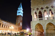 San Marco square at night, Venice, Italy by tkdesign