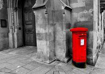 British Red Post Box by Buster Brown Photography