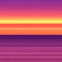 Sunset Abstract von Alice Gosling