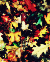 Abstract leaves. von rosanna zavanaiu