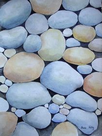 Steine am Strand von Maria Földy