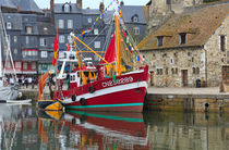The historic fishing village of Honfleur, France. by Louise Heusinkveld