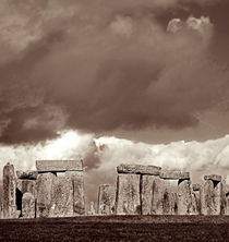 Stonehenge Storm von Mary Lane