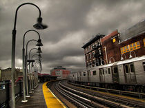 Thunderstorm in New York .The Bronx. von Maks Erlikh