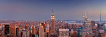 View of Manhattan from the Top of the Rock, Rockefeller Center in New York von Zoltan Duray