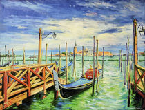 Gondolas at Venice by Conor McGuire