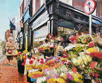Grafton Street Flowers by Conor McGuire