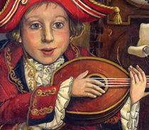 Der kleine Mozart.Oil auf linen.Einzelteil. Größe:100x80cm. by Victoria Francisco