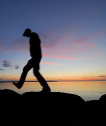 Solitary walk by Lars Hallstrom
