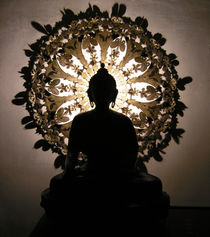 Sitting Lord Buddha by Nandan Nagwekar