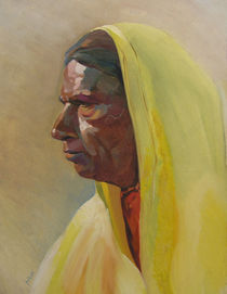 Old Lady by Nandan Nagwekar