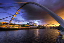 Millenium Bridge Sunset  by Rob Hawkins