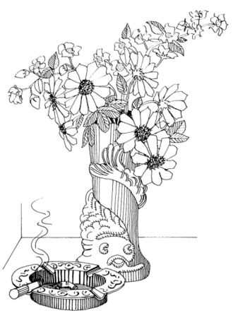 Flowerpot-drawing