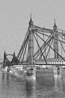 Albert Bridge London von David Pyatt