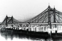 Albert Bridge London von David Pyatt