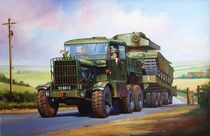 REME Scammell tank transporter. by Mike Jeffries