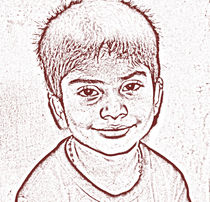 Mischievous kid by Nandan Nagwekar