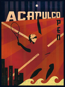 Acapulco Tennis von Benjamin Bay