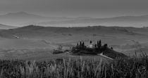 Val d'Orcia - Black & White von Russell Bevan Photography