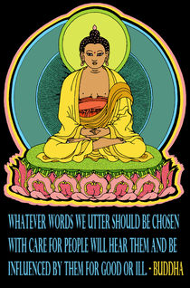 BUDDHA BLESSINGS (w/QUOTE) by solsketches