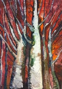 brennenden Bäumen (Burning tree) by Myungja Anna Koh