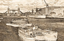 River Thames Art von David Pyatt