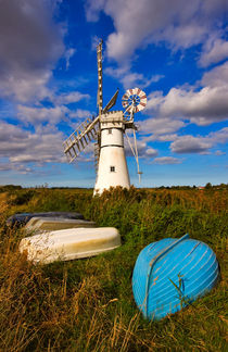 Thurne Dyke Windpump, Norfolk by Louise Heusinkveld