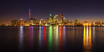 Toronto Skyline at Night by Zoltan Duray