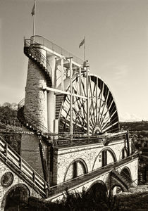 Laxey Wheel Isle of Man by Julie  Callister