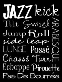 Jazz Dance Subway Art  Poster by friedmangallery