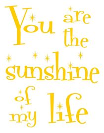 Sunshine of My Life Poster von friedmangallery