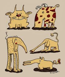 Funny Animals by Arnulf Kossak