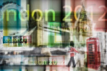 London - Go for Gold - Collage by hannes cmarits