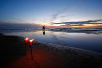 romantic evening at the beach