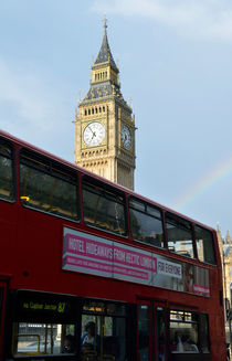 Big Ben and red London Bus by RicardMN Photography