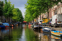 Amsterdam Canal Scene von Louise Heusinkveld