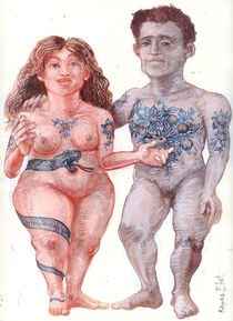 Adam&Eve Tattoo by Rainer Ehrt
