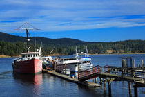 Fishing boats in Sooke Harbour von Louise Heusinkveld