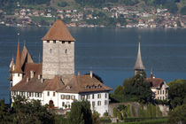 Schloss Spiez mit Schlosskirche von lorenzo-fp