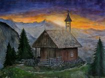 Sonnenaufgang in den Bergen by Elisabeth Maier