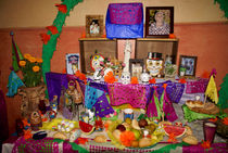 DAY OF THE DEAD ALTAR Mexico by John Mitchell