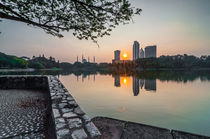 Shah Alam-sunrise from shah alam lake by Azirull Amin  Aripin